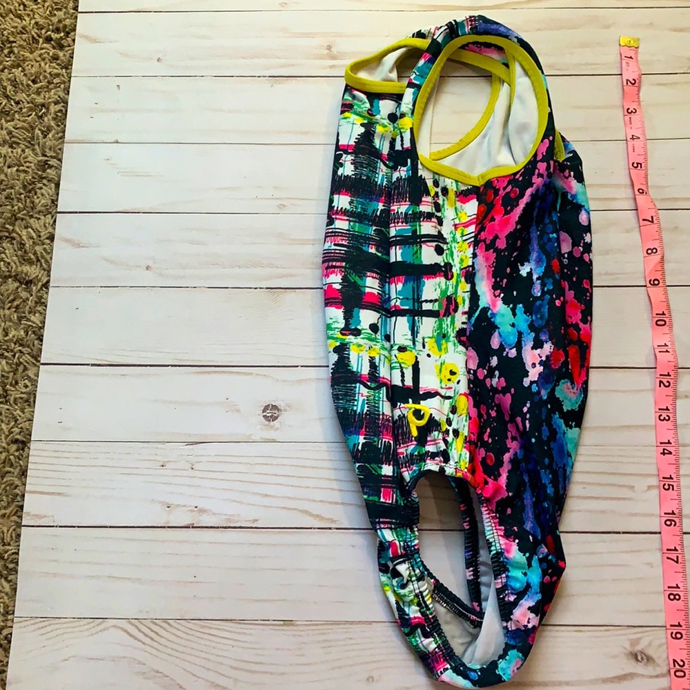 Child large plum leotard CL gymnastics